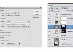 Durch „ElementsXXL 5“ steht in „Adobe Photoshop Elements“ ein Dialog zur Objektivkorrektur und die Möglichkeit zur 16-Bit-Bildbearbeitung über „SmartObjects“ zur Verfügung.