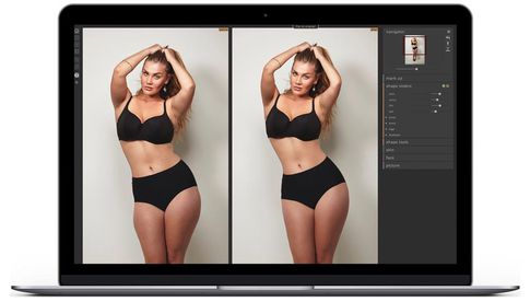 Rank und schlank - mit „PortraitPro Body“ zumindest im digitalen Bild problemlos möglich.
