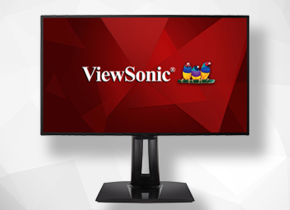 Der neue ViewSonic VP2768a hat ein schlankes, rahmenloses Design.