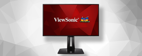 Der neue ViewSonic VP2768a hat ein schlankes, rahmenloses Design.