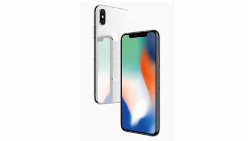 Apple „iPhone X“: Das Display des im Vollglas-Design gehaltenen Smartphones besitzt eine Bilddiagonale von 14,7 Zentimeter (5,8 Zoll) und ist nahezu randlos.