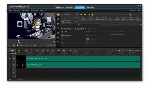 Corel VideoStudio Ultimate X10: Mehr Möglichkeiten bei der Bearbeitung
