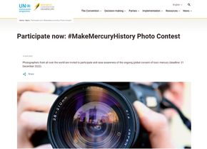 Fotowettbewerb des Minamata-Übereinkommens