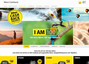 Nikon 100 Jahre: Cashback-Aktion vom 15. Mai bis 22. August 2017