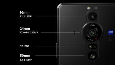 Die drei Kameras des Sony Xperia Pro-I in der Übersicht