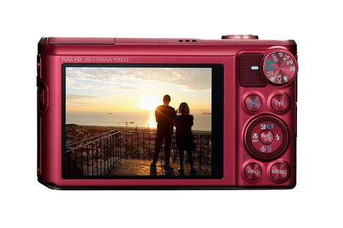 Canon PowerShot SX720 HS: Rückseite mit 7,5-Zentimeter-Display