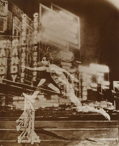 El Lissitzky. Runner in the City (Experiment for a Fresco for a SportsClub), 1926.