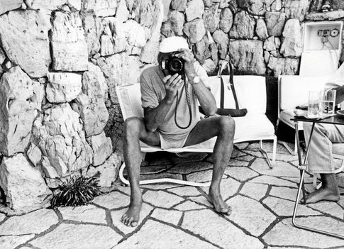 Jean Pigozzi - Helmut Newton, Villa Dorane, Antibes, France 1993 © Jean Pigozzi