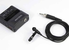 Tascam DR-10L: Mini-Audiorekorder und Ansteckmikrofon