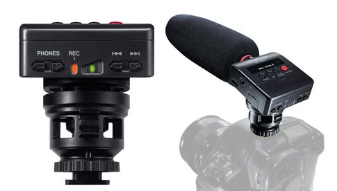 Tascam DR-10SG: Aufsteckmikrofon und externer Audio-Rekorder in einem