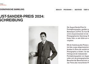 August-Sander-Preis 2024