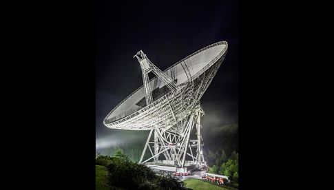 Radioteleskop Effelsberg - Foto: Jannis Wiebusch