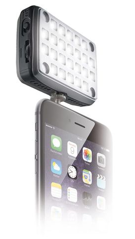 LED-Leuchte „SmartCluster Micro“ für Einsatz auf Smartphones und Tablets
