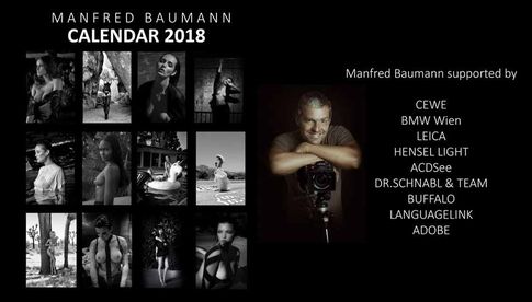 Aktkalender 2018 von Manfred Baumann