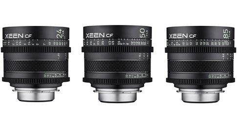 Erhältlich sind die Modelle XEEN CF Cinema 24mm T1,5, XEEN CF Cinema 50mm T1,5 und XEEN CF Cinema 85mm T1,5