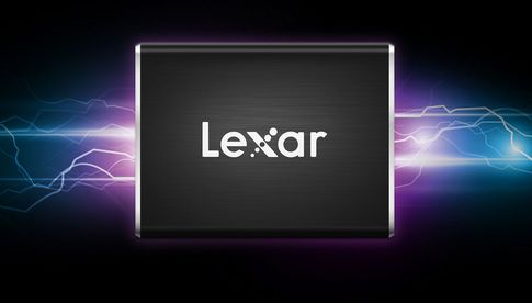 Die schnelle SSD-Festplatte Professional SL100 Pro von Lexar besitzt eine maximale Kapazität von einem Terabyte.
