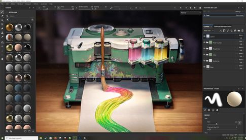 Substance 3D Painter ist eines von derzeit vier Programmen der neuen Software-Suite