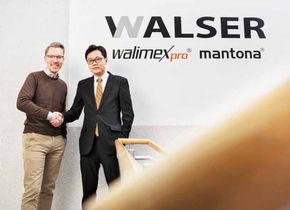 Xiaoming Zhan (GF Shanghai Transvision) und Niclas Walser (GF WALSER GmbH & Co. KG) arbeiten eng zusammen.