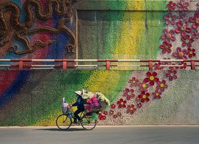 Bike with Flowers © Thanh Nguyen Phuc, Vietnam, Winner, Open, Travel, 2022 Sony World Photography Awards.