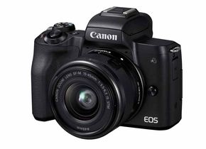 Canon EOS M50: Spiegellose Systemkamera mit APS-C-Sensor und 24,1 Megapixel Auflösung.