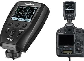 Ein Funkauslöser, der kompatibel zu allen wichtigen Kamerasystemen ist: Jinbei TR-Q7