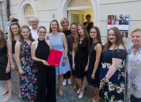 Verleihung des Bildungspreises 2018 der DGPh in der Galerie Soiz in Passau. Foto: Michael Ebert