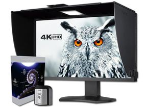 basiCColor-Weihnachts-Angebot: NEC SpectraView Reference 322UHD-2 und Messgerät basiCColor „SQUID3“