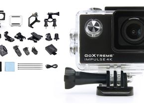 GoXtreme Impulse 4K: Preisgünstige 4K-Action-Kamera mit viel Zubehör