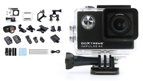 GoXtreme Impulse 4K: Preisgünstige 4K-Action-Kamera mit viel Zubehör
