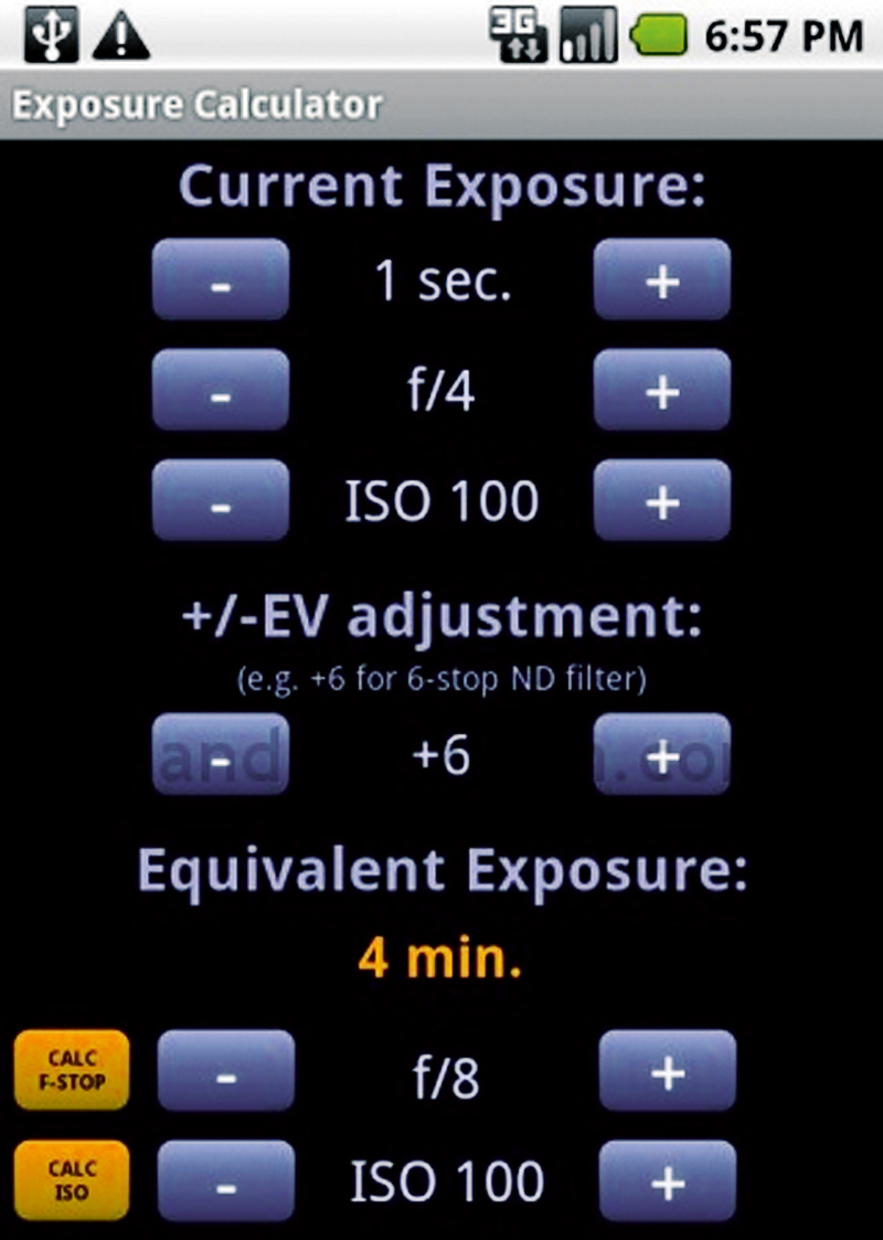 Exposure Calculator