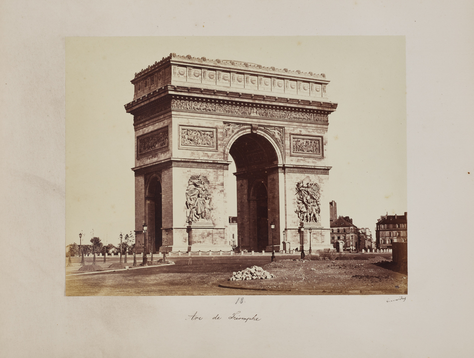 Bild: Édouard Baldus, Arc de Triomphe, zwischen 1851 und 1870