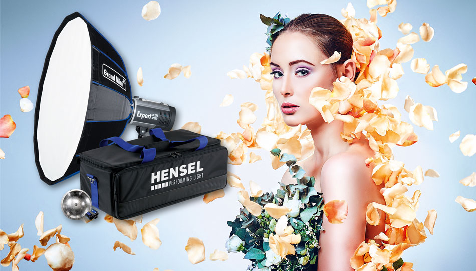 Das Hensel Sommer-Special besteht aus dem Kompaktblitzgerät Hensel Expert D 250 Speed, einer Softbox, einem Funksender und einer Transporttasche.