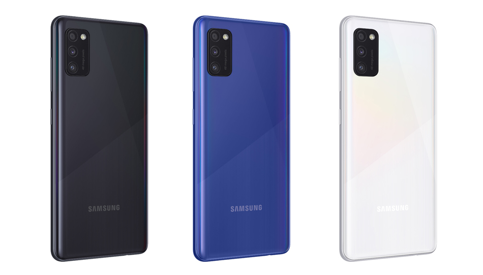 Das neue Samsung Galaxy A41: ab Mai in drei verschiedenen Farben erhältlich