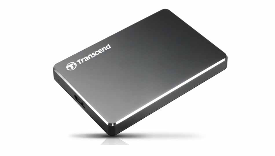 Transcend „StoreJet 25C3“: 9,5 Millimeter schmal und mit einem oder zwei Terabyte erhältlich
