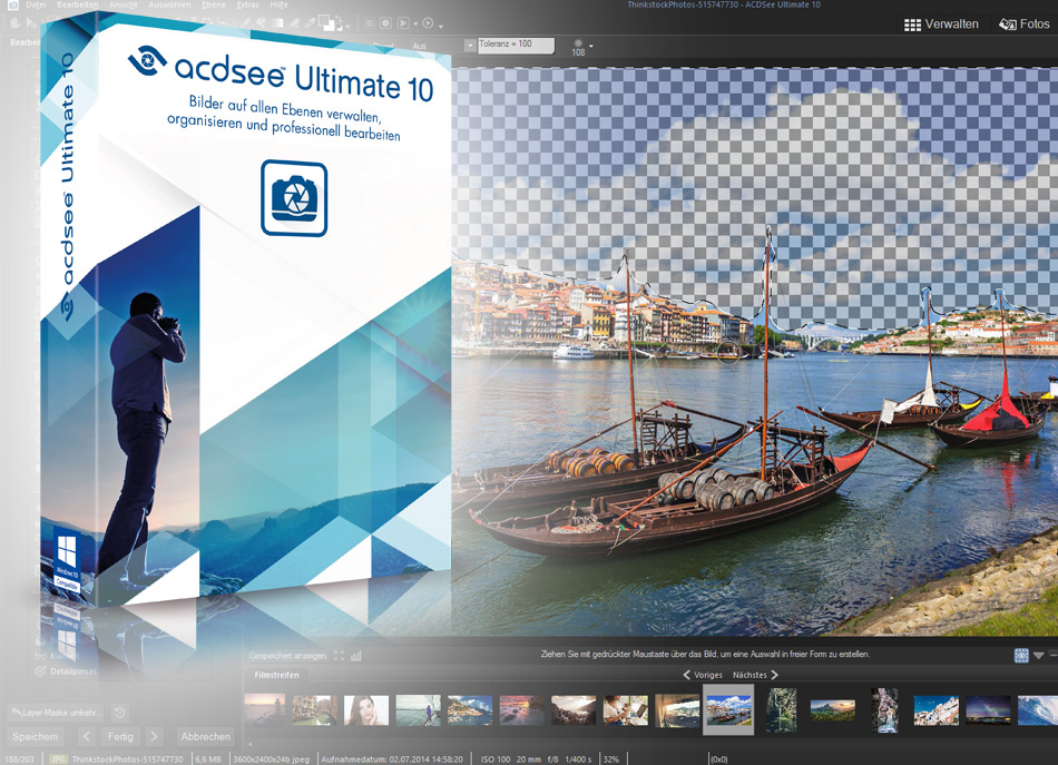 ACDSee Ultimate 10 verbindet Bildverwaltung mit umfassender Bildbearbeitung