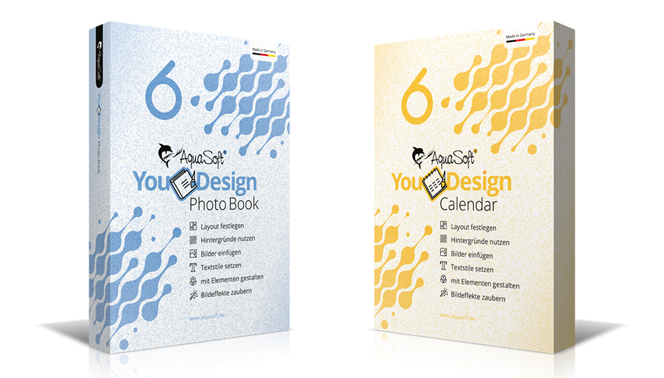 YouDesign Photo Book und YouDesign Calendar von AquaSoft liegen nun in der neuen Version 6 vor