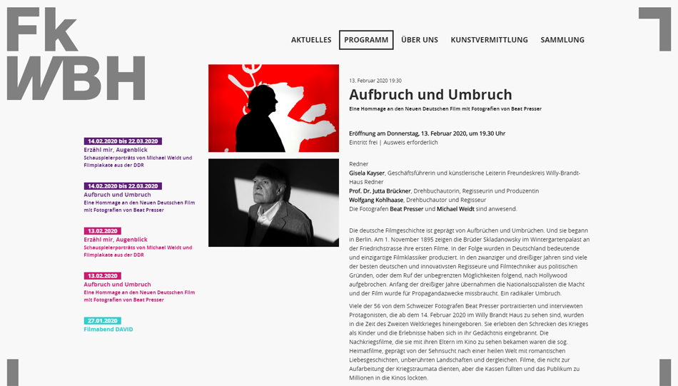 Ausstellung "Aufbruch und Umbruch" in Berlin