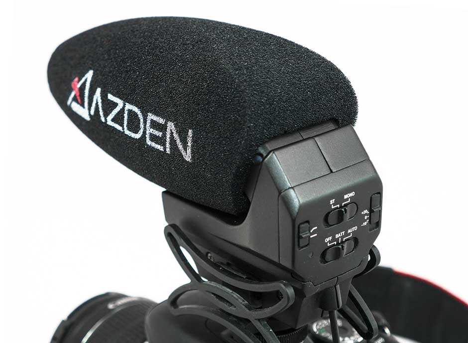 Azden SMX-30: Stereo-Aufsteckmikrofon