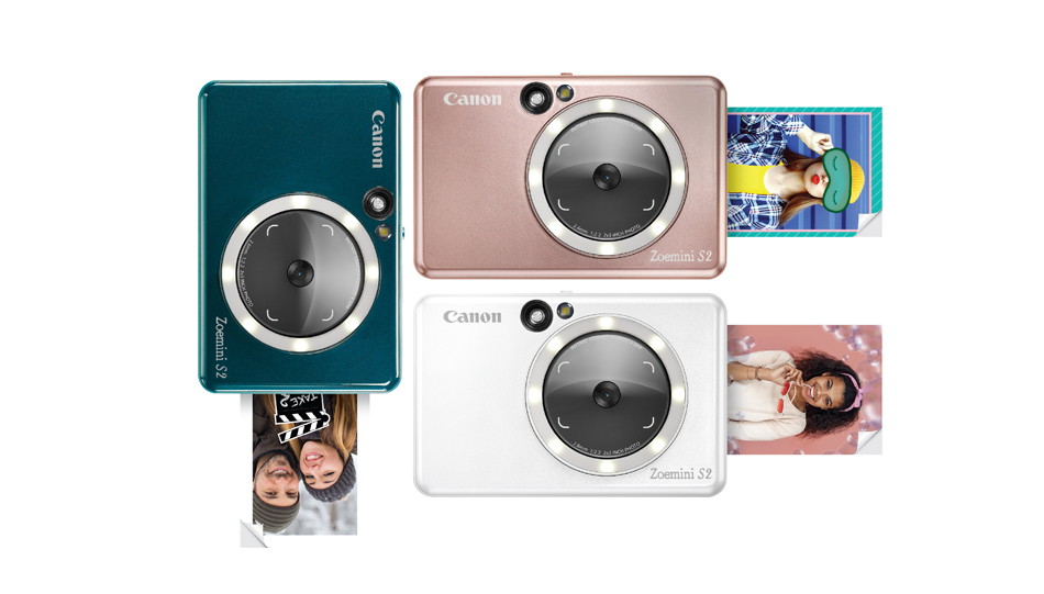 Den kompakten Canon Zoemini S2 gibt es in drei Farben.