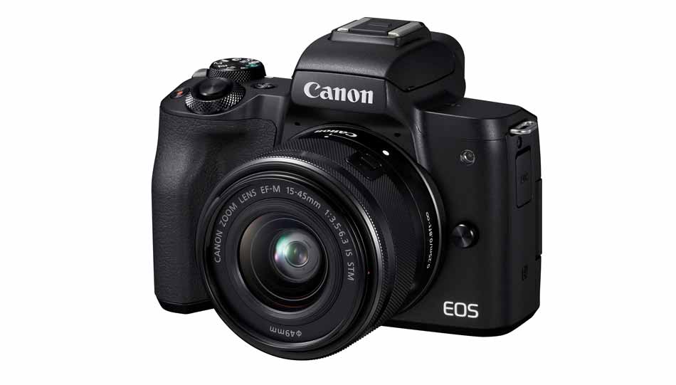 Canon EOS M50: Spiegellose Systemkamera mit APS-C-Sensor und 24,1 Megapixel Auflösung.