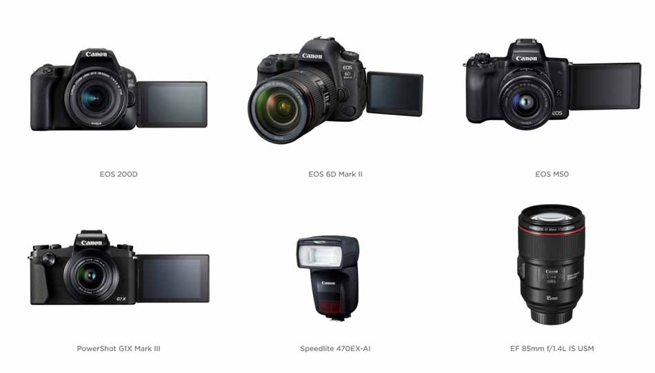 Vier Kameras, ein Objetiv und ein neues Blitzgerät von Canon wurden mit den TIPA World Awards 2018 ausgezeichet.