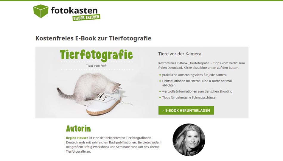 fotokasten.de: E-Book zur Tierfotografie