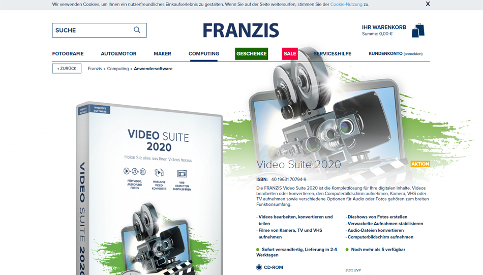 Franzis Video Suite 2020