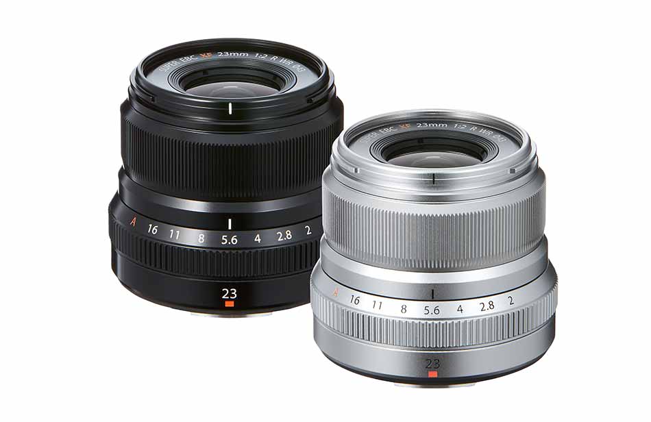 Das neue Fujifilm-Objektiv „Fujinon XF23mmF2 R WR“ wird in zwei Farben angeboten