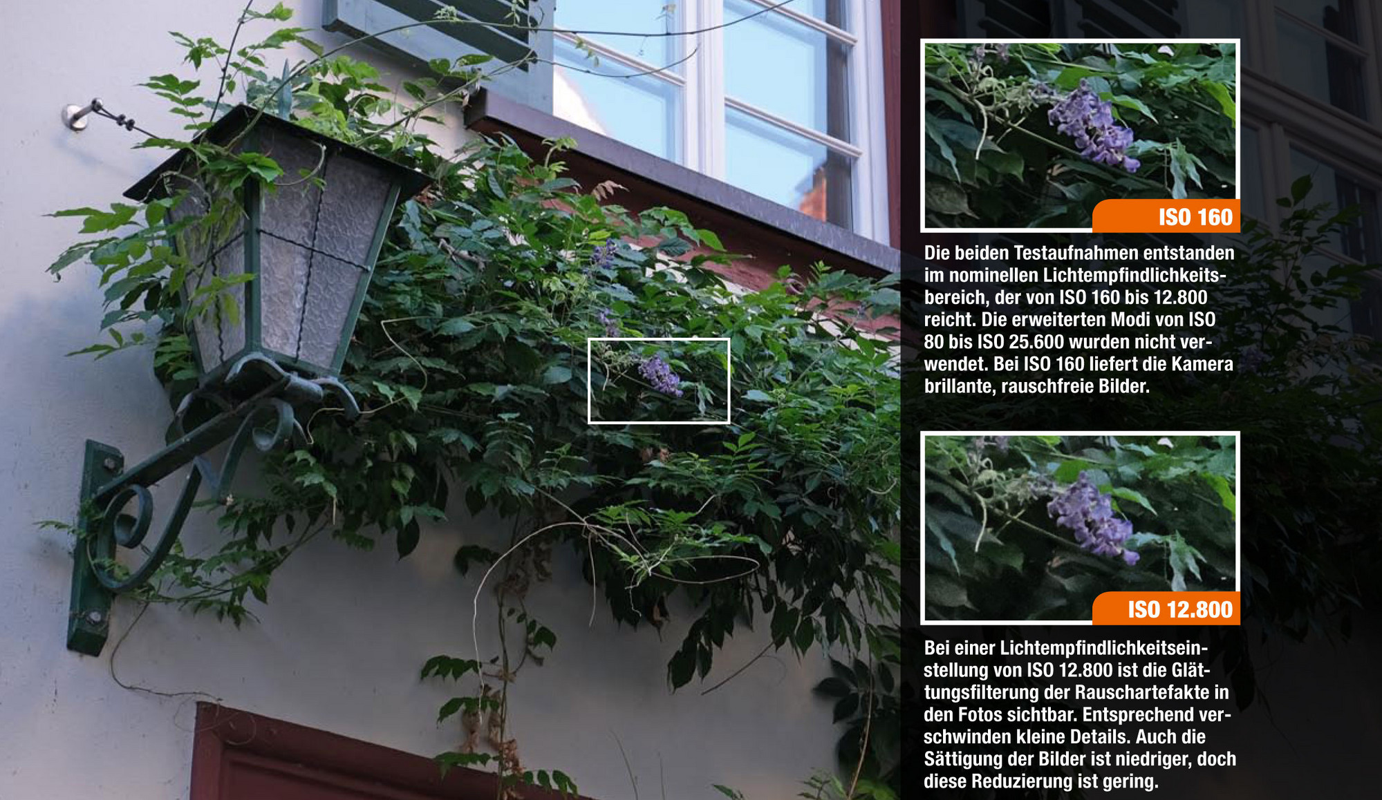 Vergleich Bildrauschen