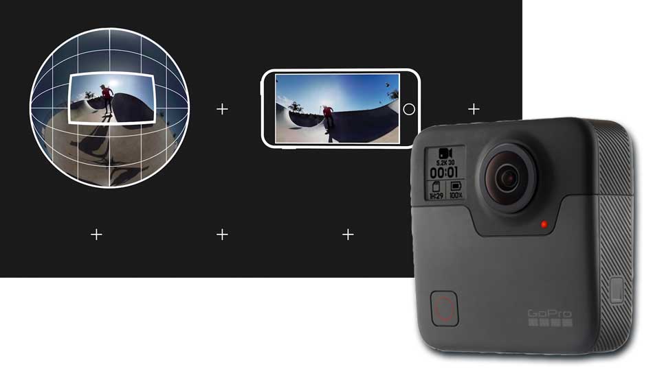 Mit der neuen App lassen sich mit dem Smartphone klassische Videos aus der 360-Grad-Aufnahme ausschneiden.