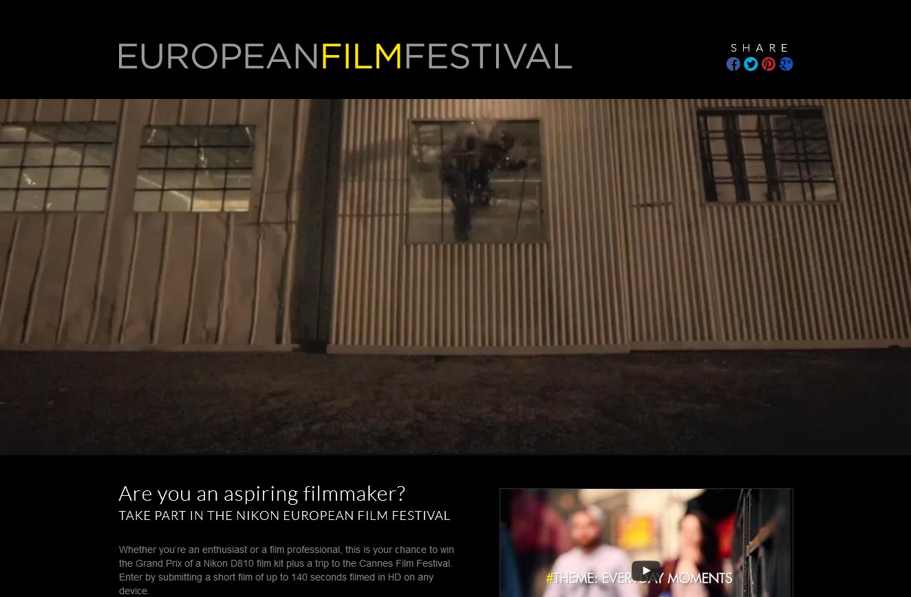 Nikon European Film Festival 2016