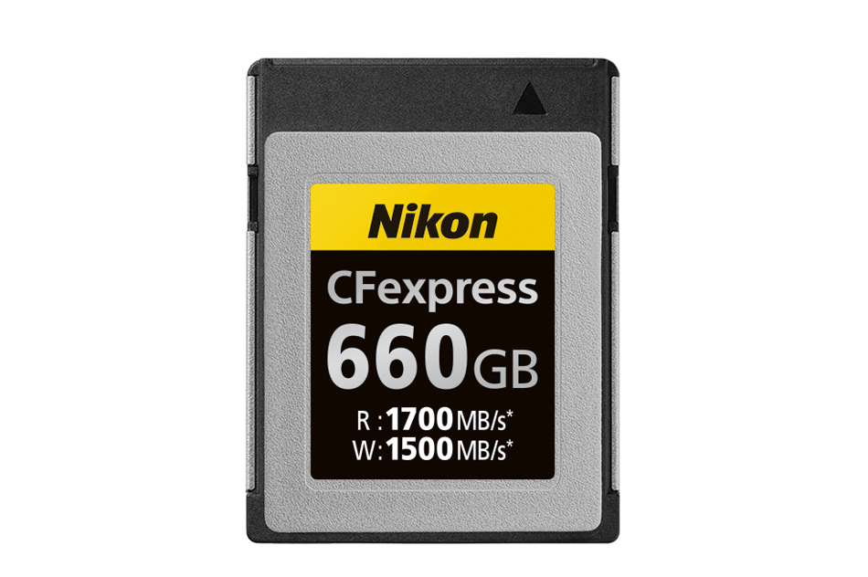 Die angekündigte Cfexpress-Typ-B Speicherkarte von Nikon