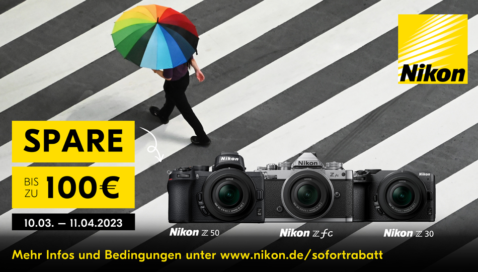 Nikon DX Sofort-Rabatt-Aktion