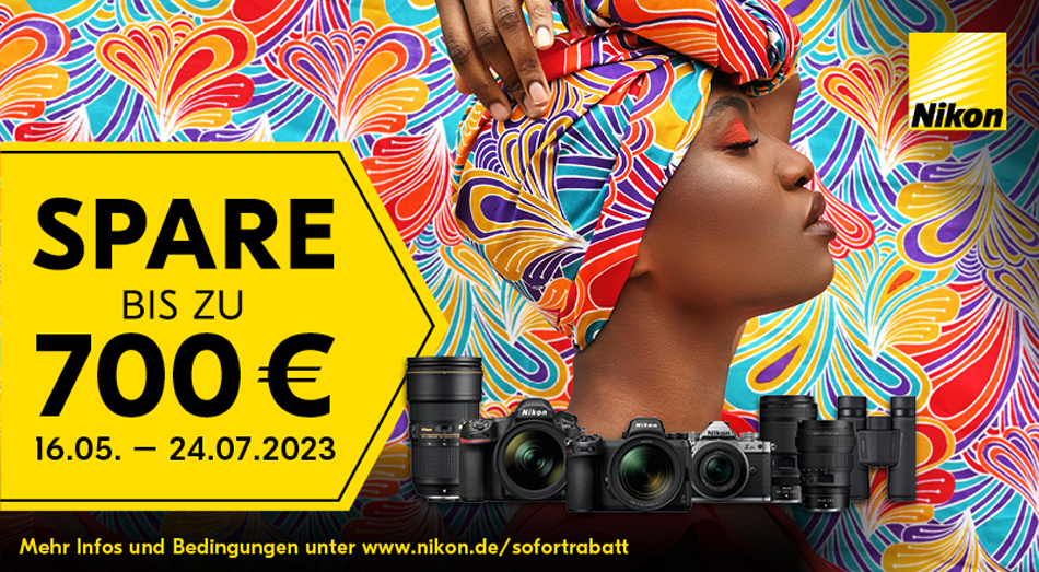 Bei der Sofort-Rabatt-Aktion von Nikon können Kunden bis zu 700 Euro sparen.
